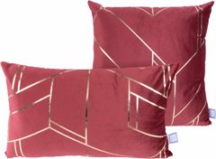 Набір подушок Prisma 125 Red / Gold червоного кольору