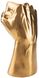 Декоративна скульптура Fist Gold золотого кольору