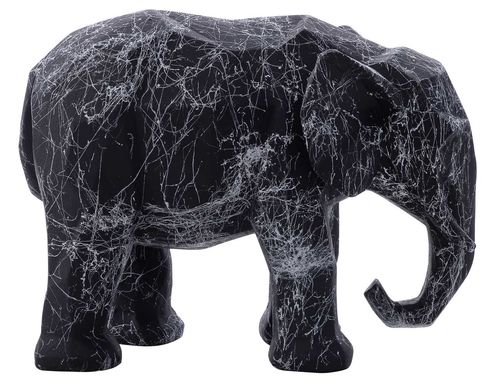 Декоративная скульптура Elephant Grey/White серо-белого цвета