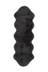 Килим Rabbit Double Sheepskin Anthracite 60x180, темно-сірий