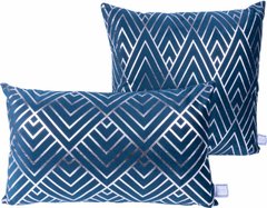 Набір подушок Prisma 225 Blue / Silver синього кольору