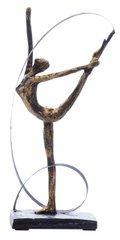 Декоративна скульптура Rhythmic gymnastics Bronze/Gold бронзово-золотого кольору