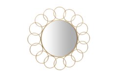 Настенное зеркало Gera SM110 Gold, золотой
