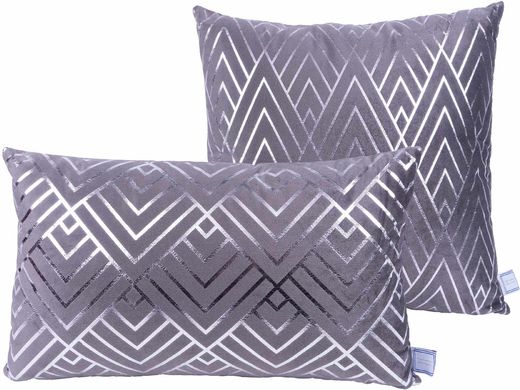 Набір подушок Prisma 225 Graphit / Silver сірого кольору