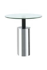 Стол Rosy Clear/Silver, прозрачный, серебряный