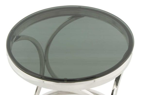 Стол Keno SM125 Black/Silver, черный, серебристый