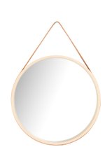 Настінне дзеркало Urika S110, кремовий, коричневий