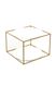 Стіл Cube SM110 White / Gold, білий, золотий