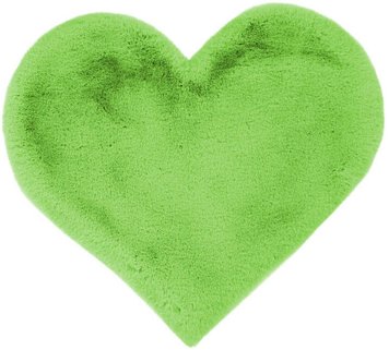 Ковер Lovely Kids Heart Green 60x70, зеленый