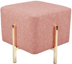 Пуф-стілець Dik TDM200 Pink/Gold, рожево-золотий