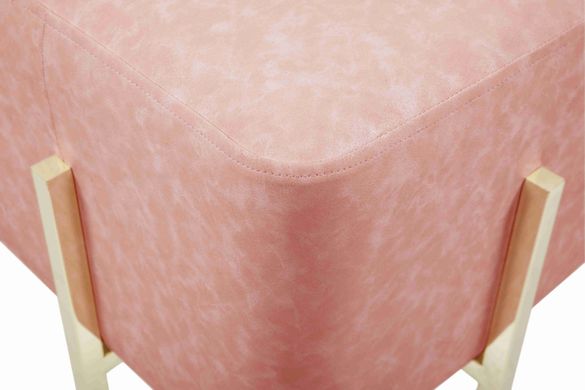 Пуф-стілець Dik TDM200 Pink/Gold, рожево-золотий