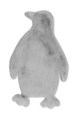 Ковер Lovely Kids Penguin Grey/Blue 52x90, серо-голубой