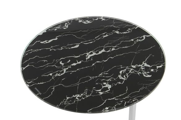 Стол Klark MD525 Silver/Black, серебристый, черный