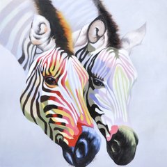 Масляная фреска Animal (Животные), 80х80 см