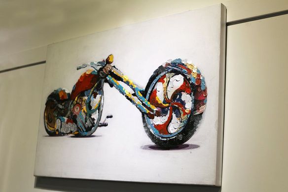 Масляная фреска Bike (Байк), 60х90 см