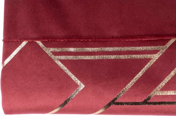 Набір подушка і плед Prisma 125 Red / Gold, червоний