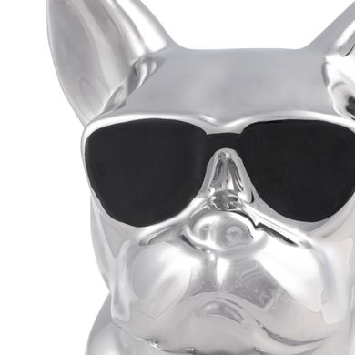 Скульптура Super Dog Silver, серебряный