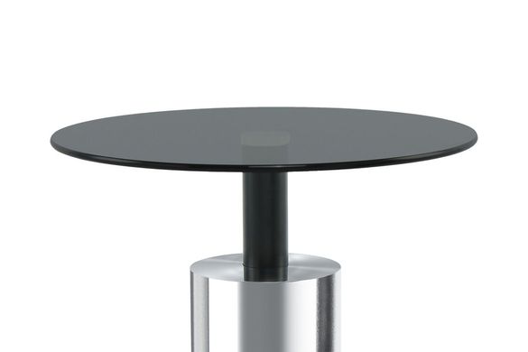 Стіл Rosy SM525 Grey/Silver з круглою стільницею