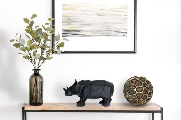 Скульптура Rhinoceros K110 Black, черный