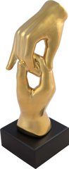 Скульптура Handshake Gold, золотий колір