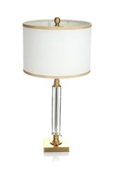 Настольная лампа Adajio White/Gold, бело-золотой