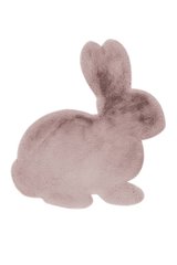 Ковер Lovely kids rabbit rosa 80 x 90, розовый