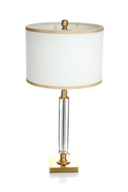 Настільна лампа Adajio White / Gold, біло-золотий