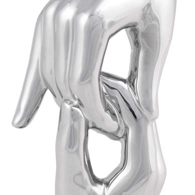 Скульптура Handshake Silver, срібна
