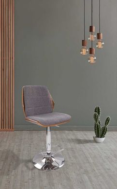 Барный стул Vektor TM160 Grey, серый