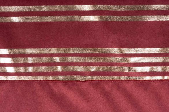 Набір подушка і плед Prisma 525 Red / Gold, червоно-золотий
