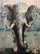 Картина Elephant Lightblue 75х100 cm з доставкою