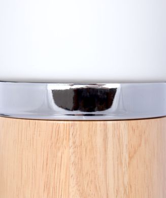 Настольная лампа Kep SD400 White/Wood с матовым плафоном