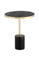 Стол Nani SM525 Gold/Black, черный, золотой