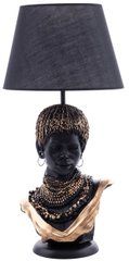 Купити настільну лампуAfrican girl Black/Gold в кольорі чорно-золотий