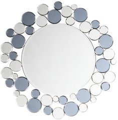 Настенное зеркало Chelsy SM1925 серебряно-серого цвета