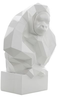Скульптура Gorilla K210 White, белый