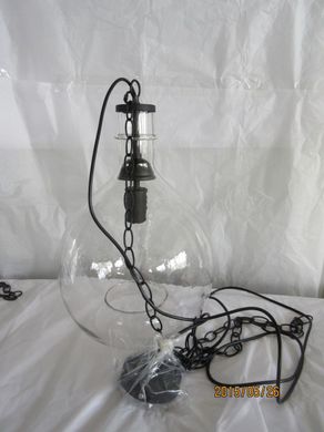 Подвесной светильник Gil L из прозрачного секла