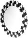 Настінне дзеркало Laguna S1825 Silver/Black срібно-чорного кольору