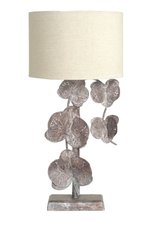 Настольная лампа Torro Bronze белого цвета