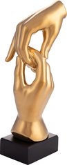 Декоративная скульптура Handshake M Gold золотого цвета
