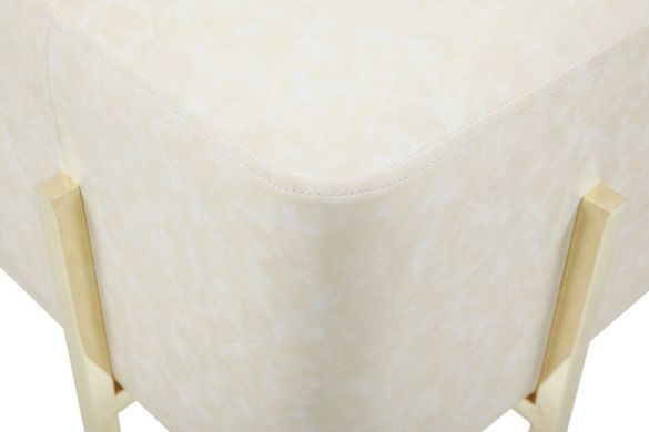Пуф-стілець Dik TDM200 Cream / Gold, кремовий