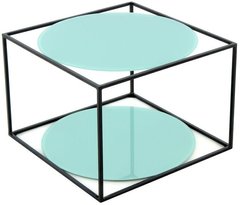 Купити журнальний столик Cube SM110 Green/Black в кольорах чорний і зелений