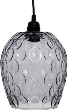 Купити дизайнерський підвісний світильник Alba S Grey зі скла в сірому кольорі