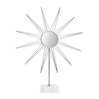Скульптура Sun MK387 White/Silver, белый, серебристый