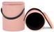 Купити набір пуфів Chest T125/2 Altrosa/Black в кольорах рожевий і чорний
