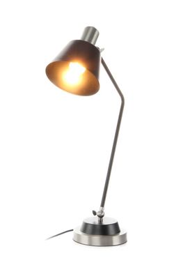 Настольная лампа Mesa M125 Black/ Silver, черный, серебряный