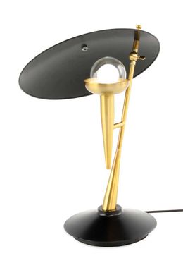 Настольная лампа Monaco M125 Black/Gold, черный, золотой