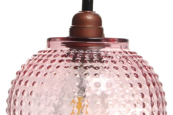 Подвесной светильник Carly S Pink, розовый