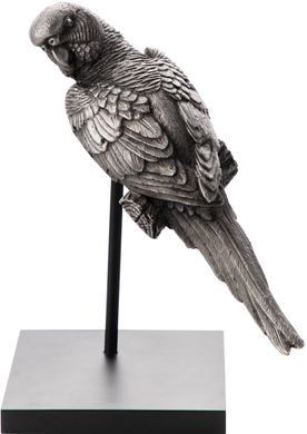 Декоративная скульптура Parrot медного цвета