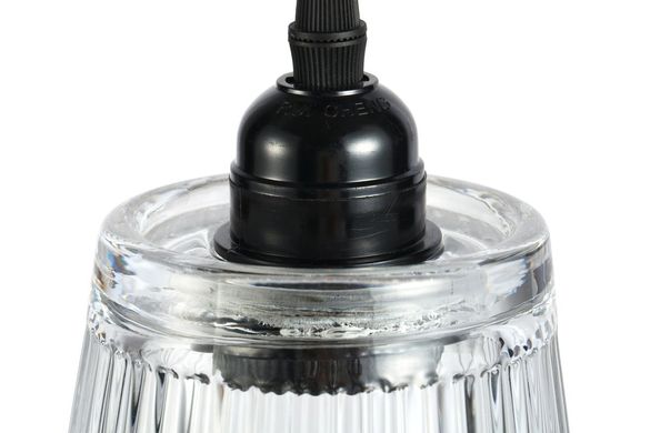 Подвесной светильник Jay S Clear/Black, прозрачный, черный